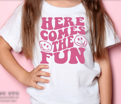 Graphic Tees - HERE COMES THE FUN -