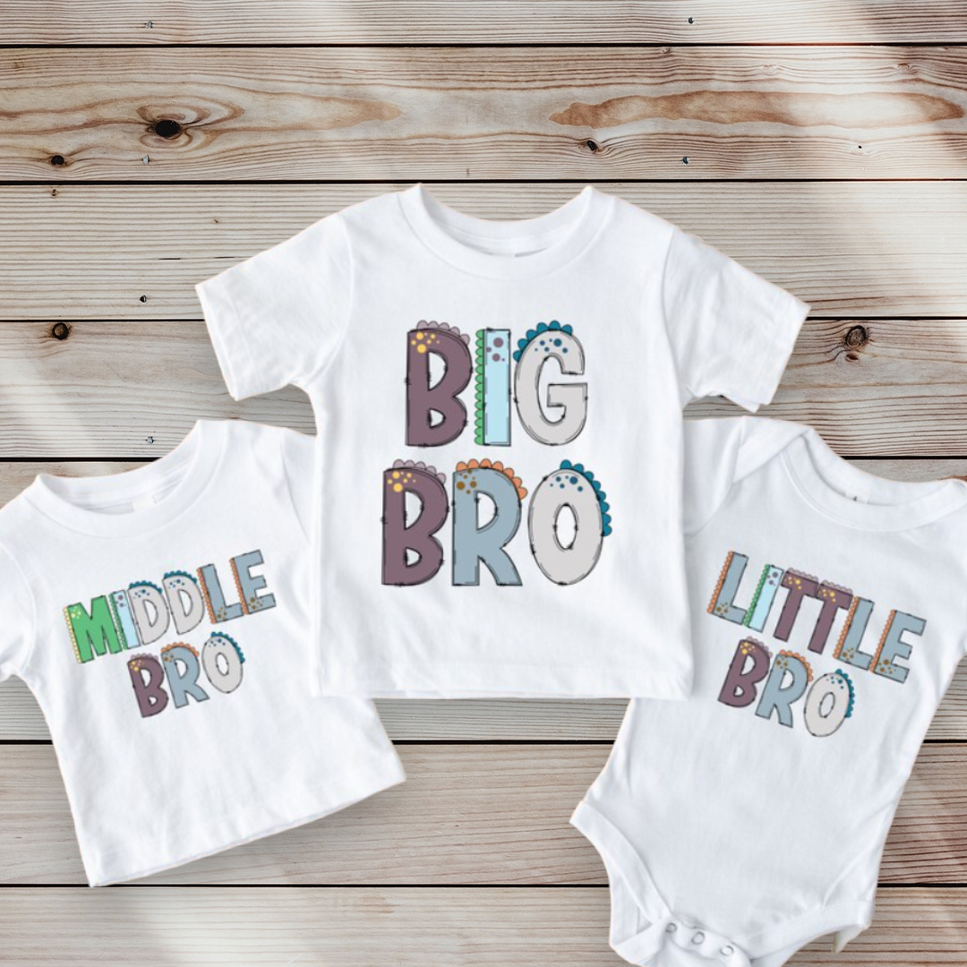 Graphic Tees - BIG MIDDLE LITTLE BRO -