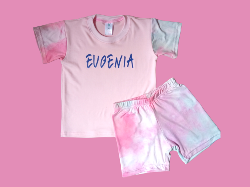 Pijama - Mix &amp; Match Pink Tie Dye -
