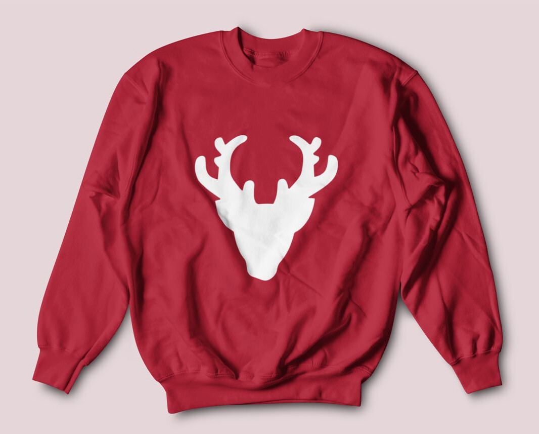 Sweater - REINDEER RED -
