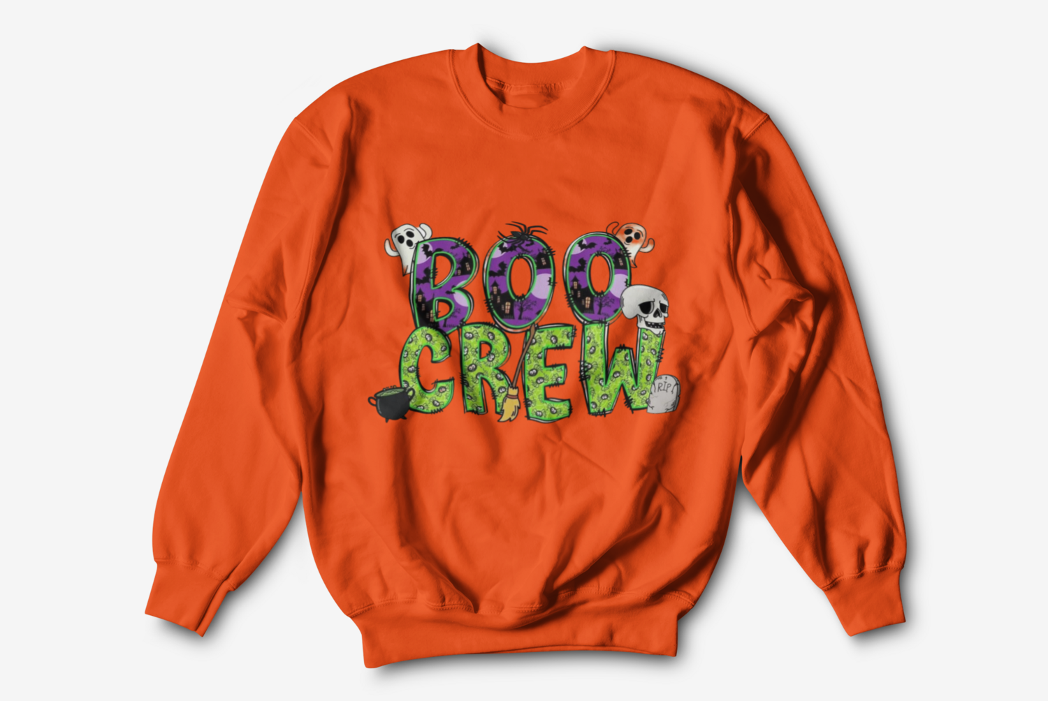 Sweaters - HALLOWEEN BOO CREW -