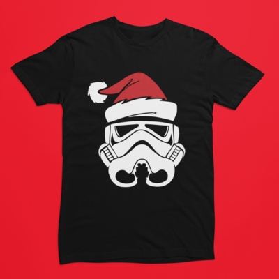 T Shirt Christmas - STORMTROOPER BLK -
