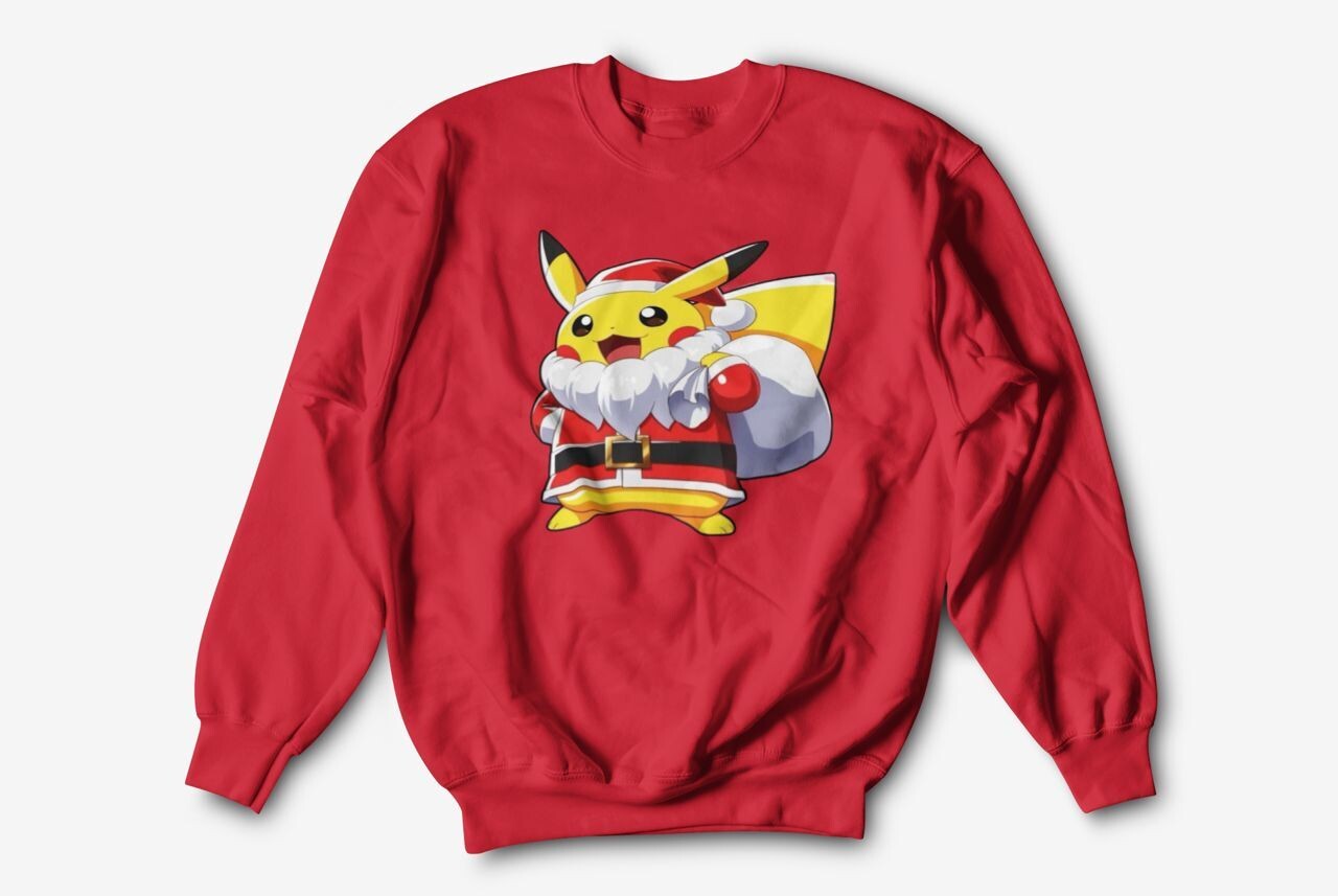 Sweater - CHRISTMAS PIKACHÚ RED -