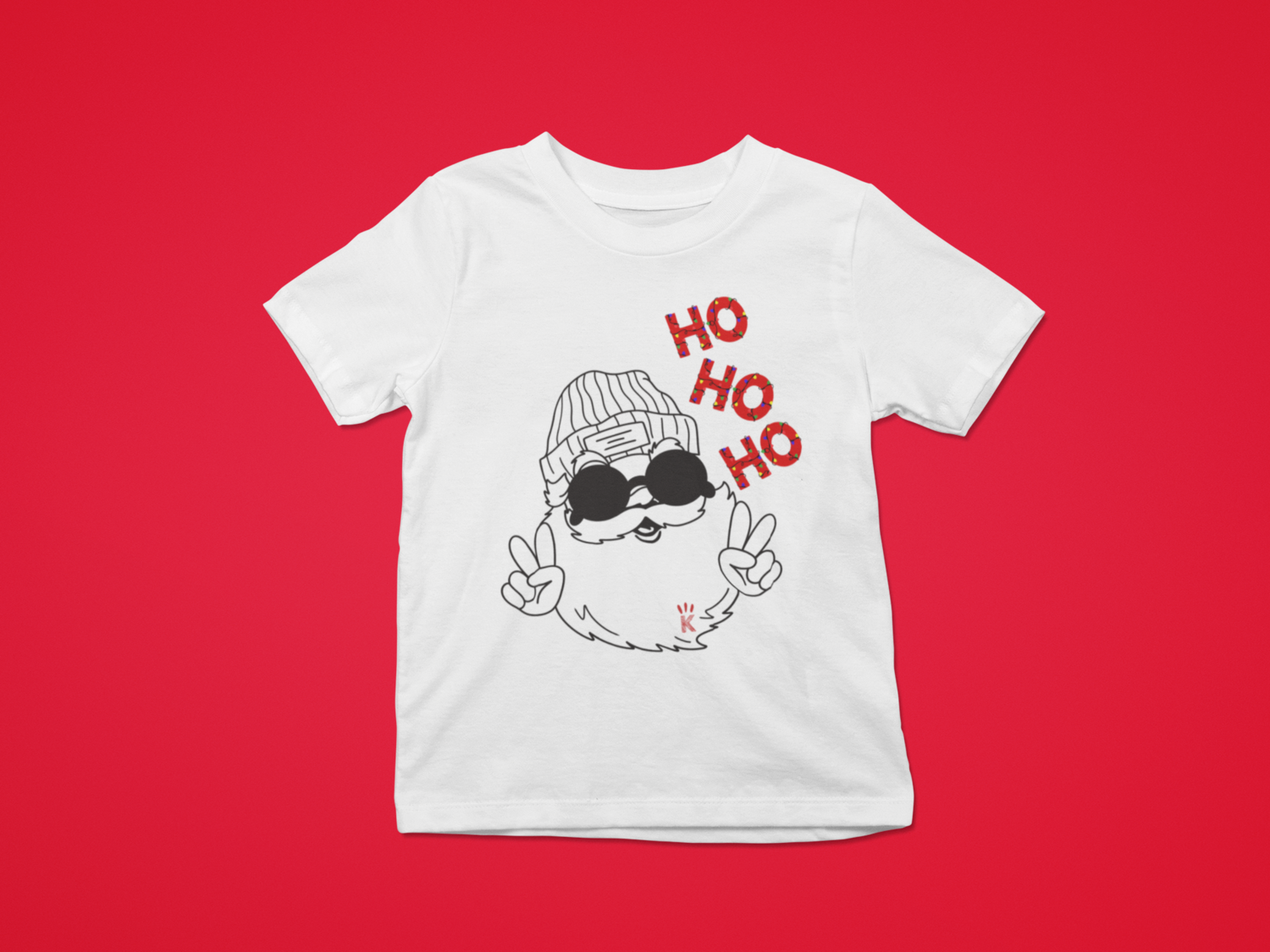 T Shirt Christmas - COOL SANTA HOHOHO -