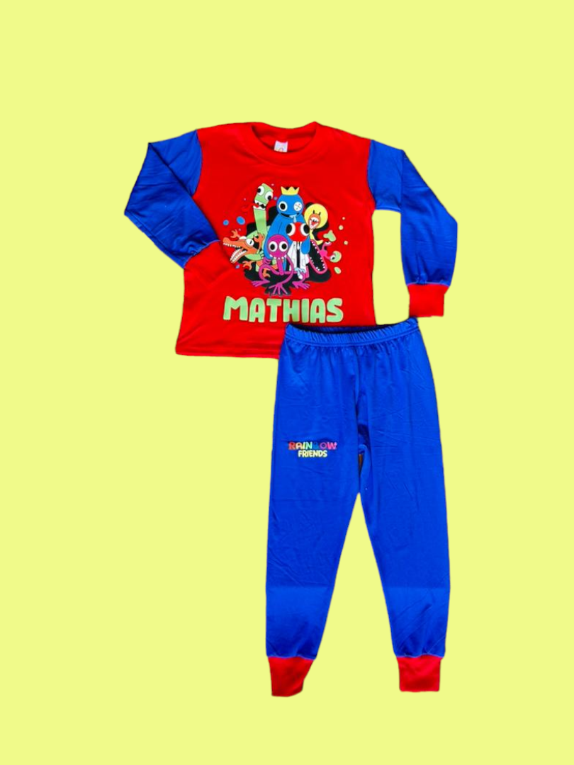 Pijama - RAINBOW FRIENDS B/R -