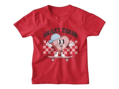 T Shirt - HEART THROB CHECKERS -