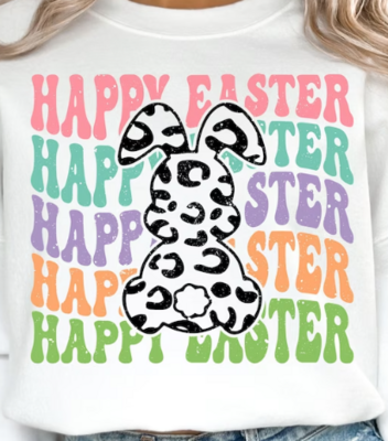 Sweater - HAPPY EASTER ANML PRNT -