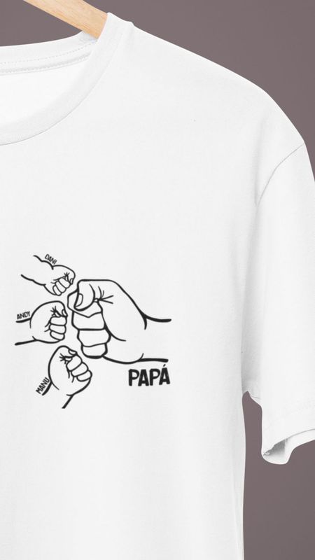 Graphic Tees - PAPA FIST + 3 KIDS -