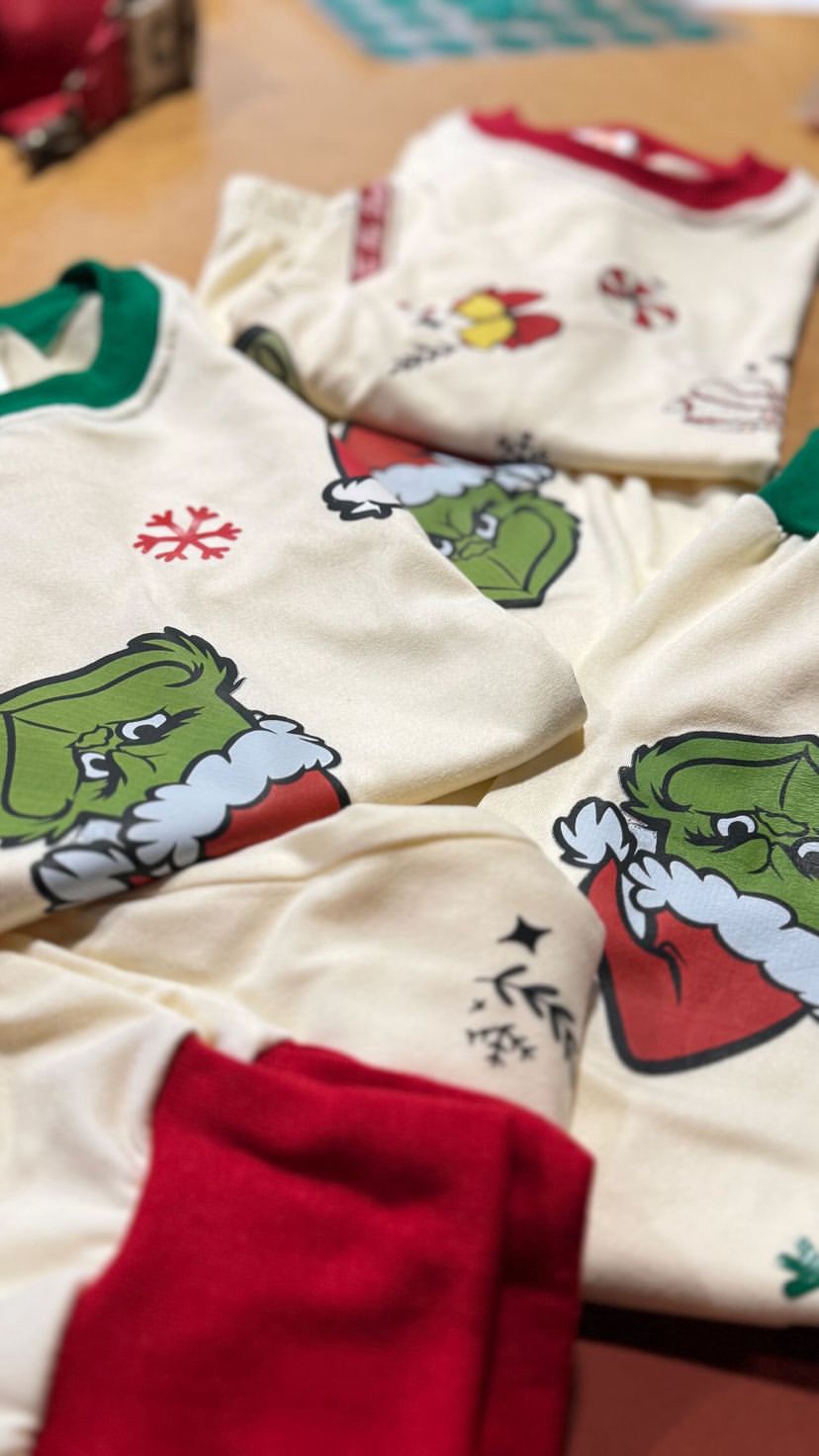 Pijama - CHRISTMAS GRINCH BEIGE -
