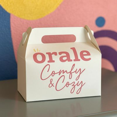 Empaques Regalo - Cajita Feliz Blanca -