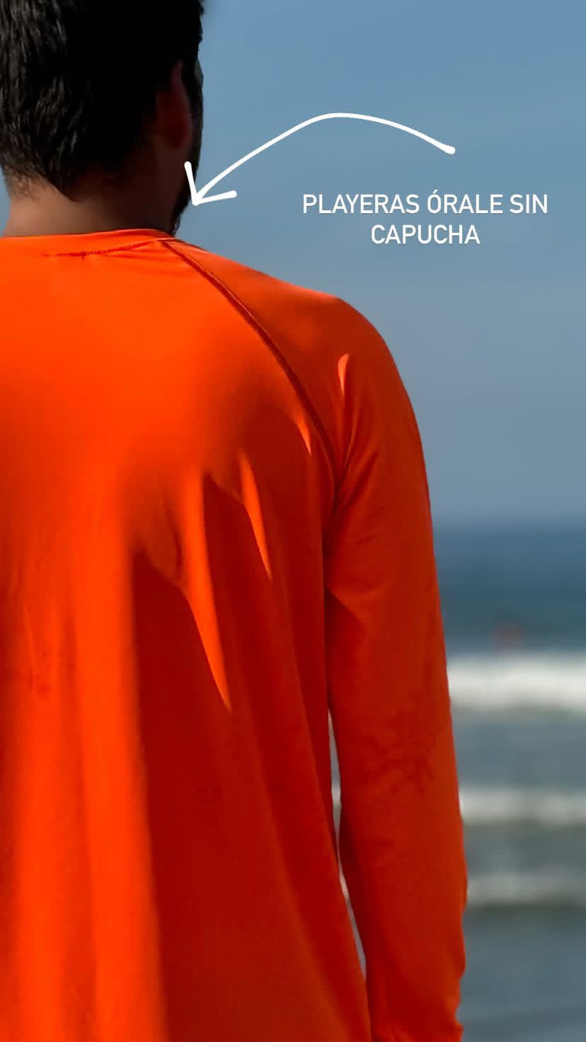 - Playera UV Naranja Neon -