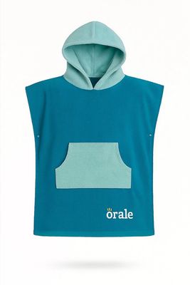 - Poncho Toalla Turquesa /Azul -