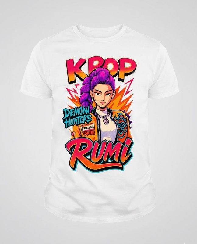 TShirts - KPOP RUMI WHT -