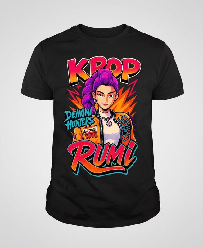 TShirts - KPOP RUMI BLK -