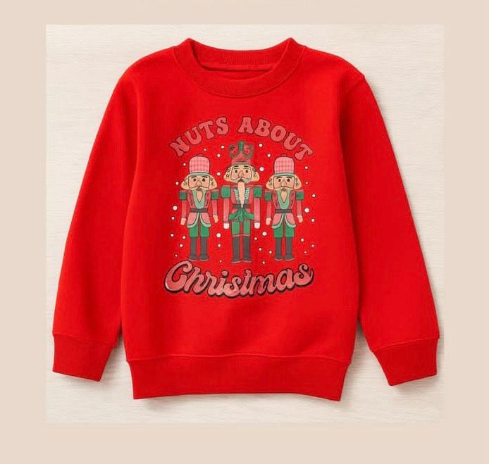 Sweater - NUTS ABOUT CHRISTMAS RED -