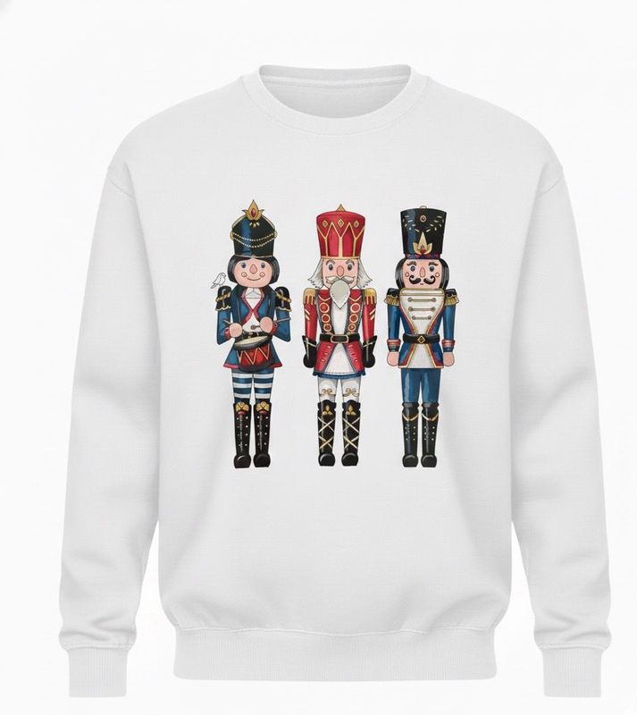 Sweater - NUT CRACKERS WHITE -