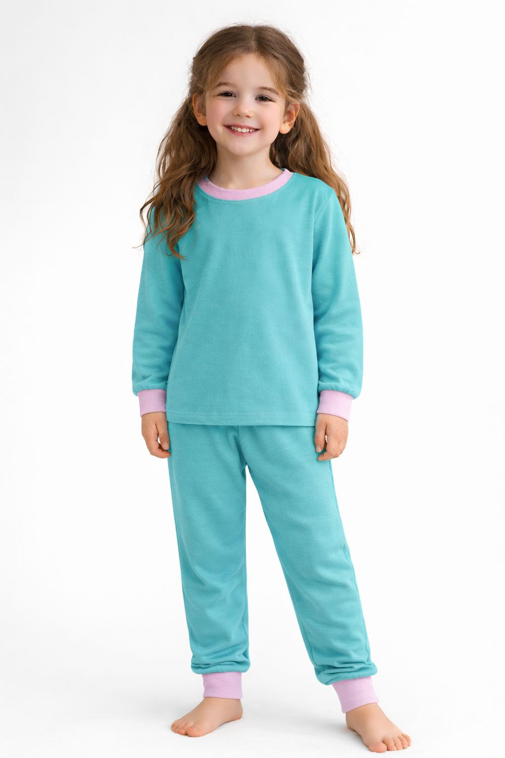 Pijama - Turquesa Unicolor -