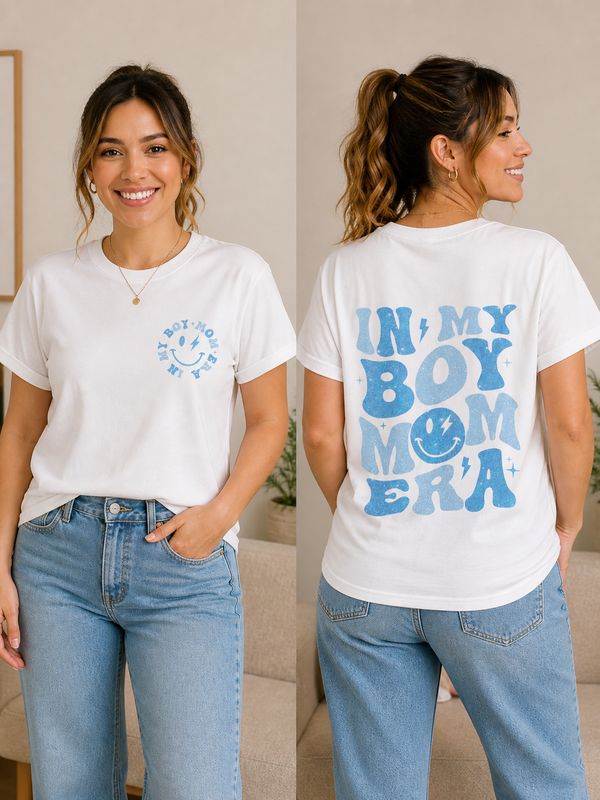 TShirts - IN MY BOY MOM ERA -