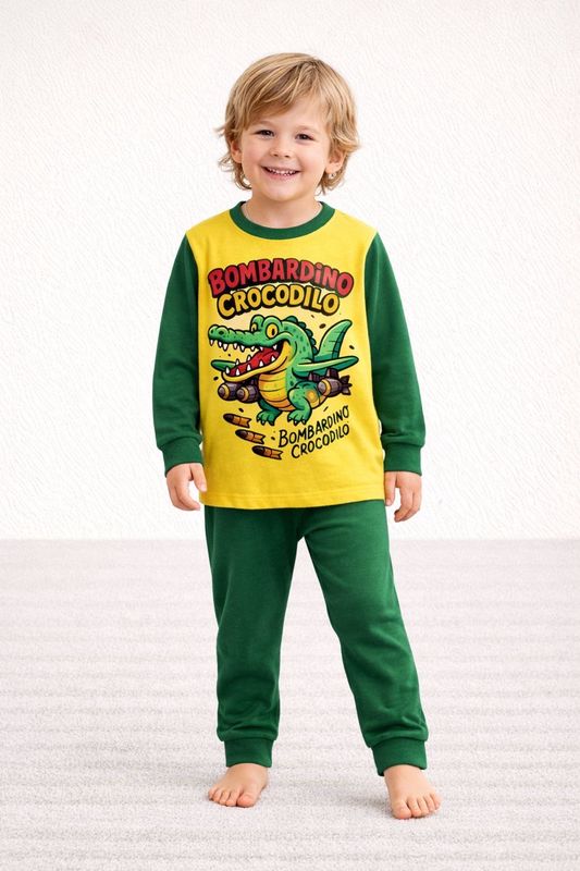 Pijama - BRAINROTS BOMBARDINO CROCODILO -