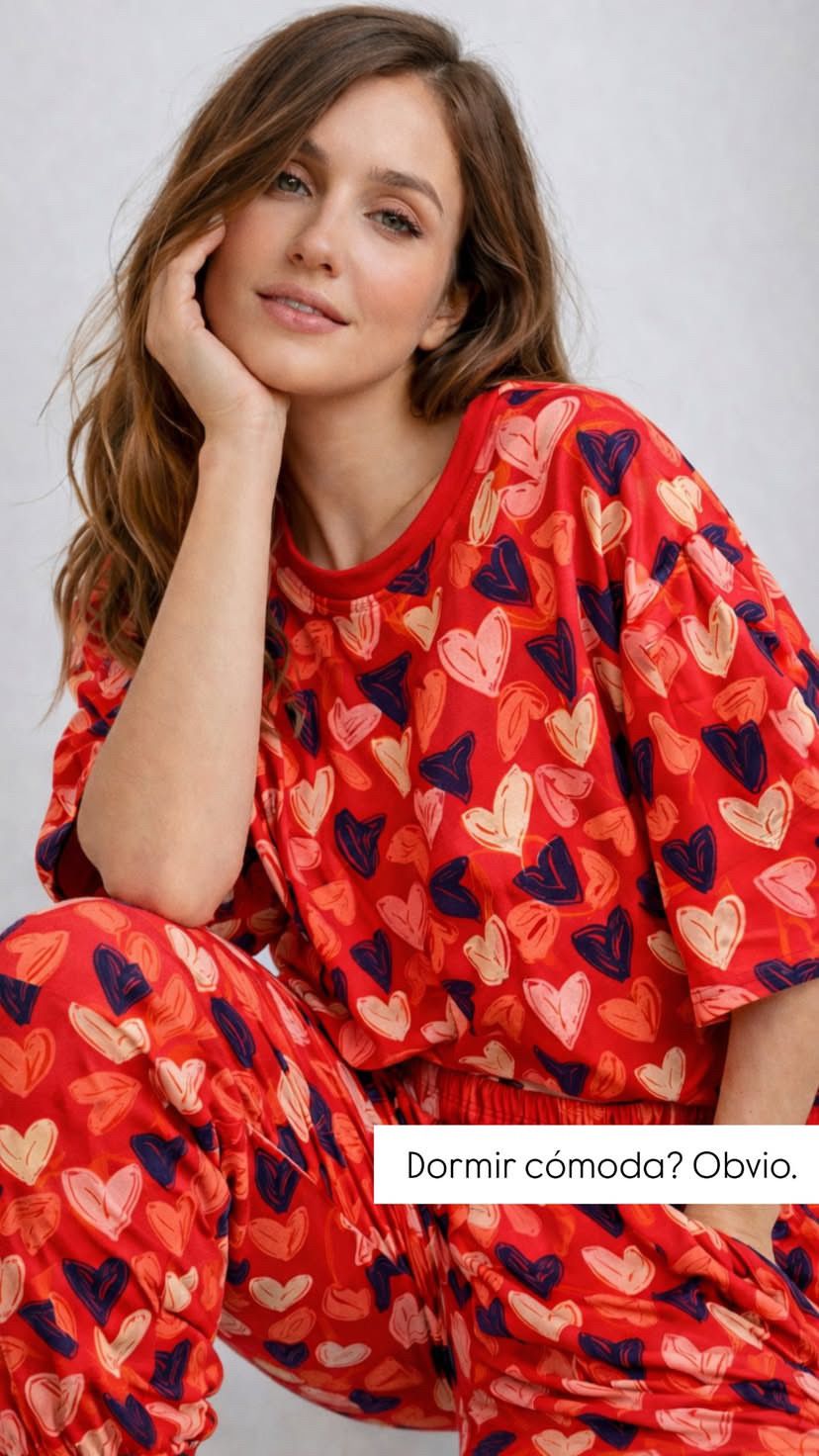 Pijama - CORAZONES -