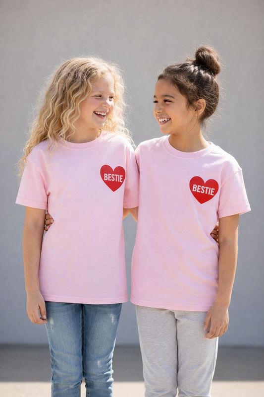 TShirts - HEART BESTIE -
