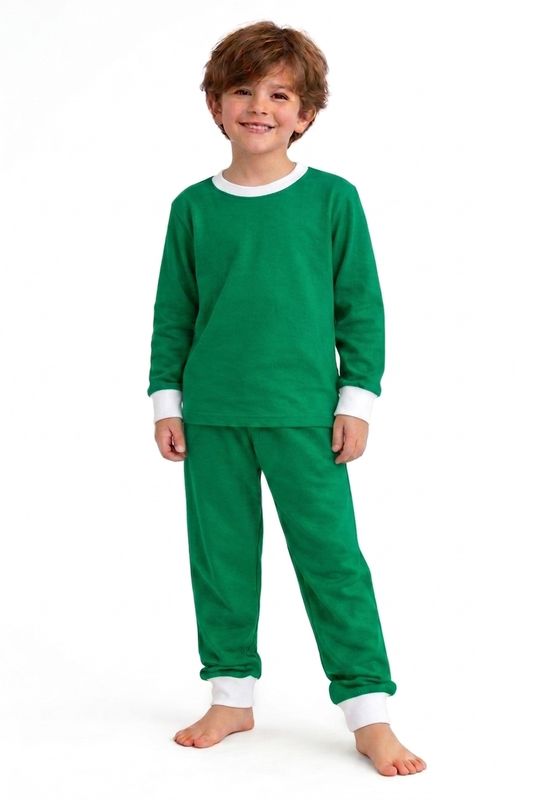 Pijama - Verde Grama Unicolor -