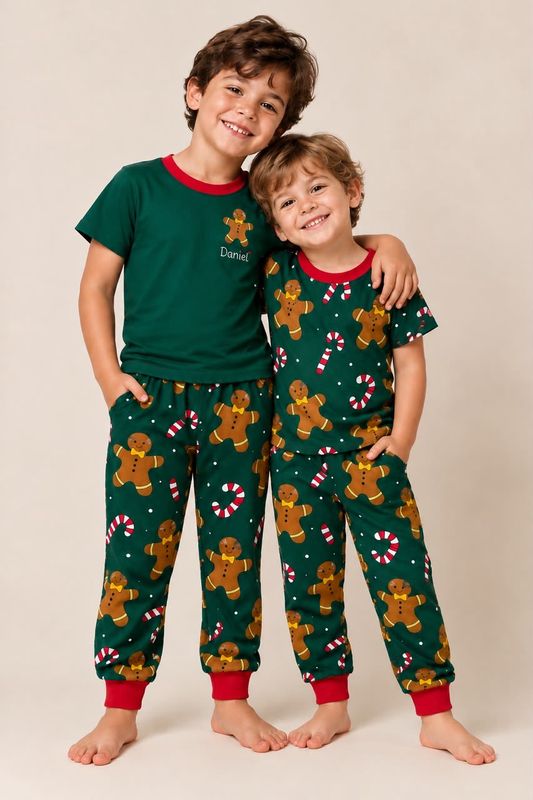 Pijama XMAS - GINGER BREAD &amp; CANDY CANE -