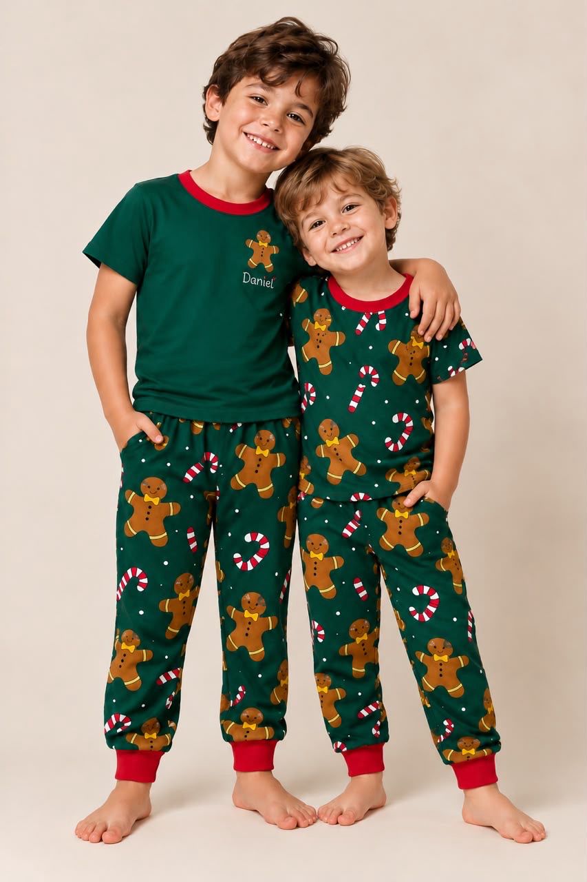 Pijama XMAS - GINGER BREAD &amp; CANDY CANE -