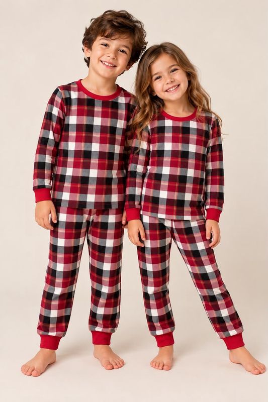 Pijama XMAS - CHRISTMAS SQUARES -