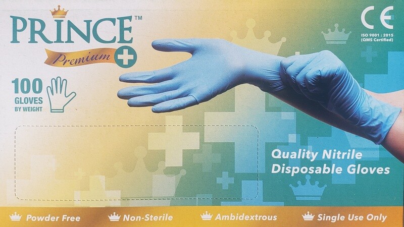 Prince Premium Nitrile Gloves (per 100)