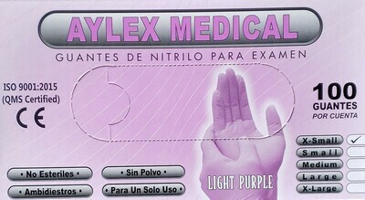 Aylex Medical Examination Nitrile Gloves  (10 boxes of 100, Extra Small only)