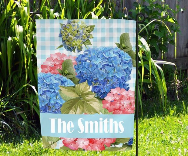 Hydrangea  Garden Flag