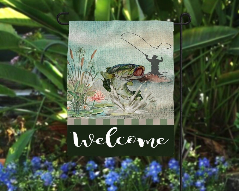 Fish Flag Garden Flag