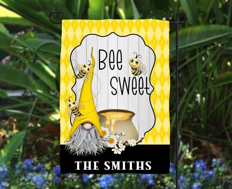 Bee Sweet  Garden Flag