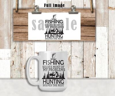 Hunting/ Fishing Mug