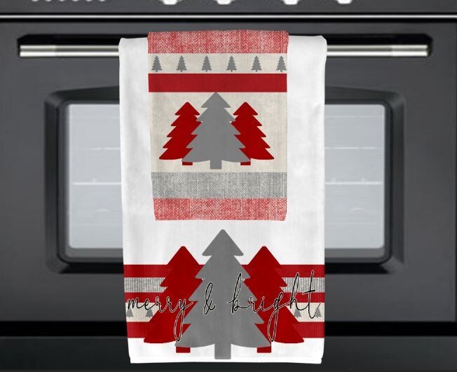 Merry and Bright  Towel set