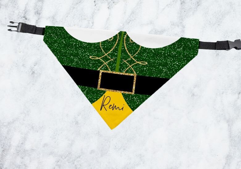 Elf  Pet Scarf ( collar not included)