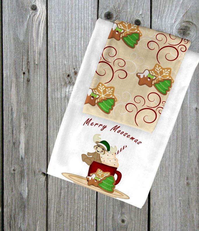 Merry Moosemas Set Towel Set