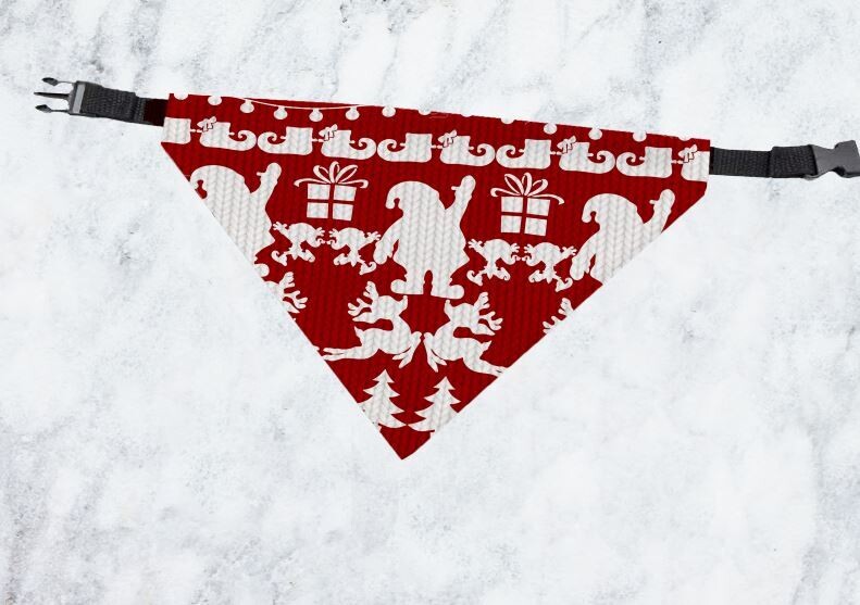 Ugly Sweater Pet Scarf ( collar not included)