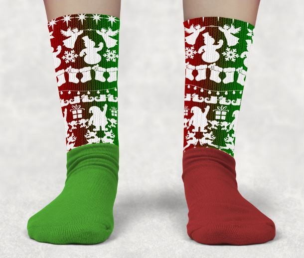 Ugly Sweater Silly Socks
