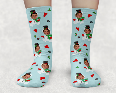Holiday Face Socks