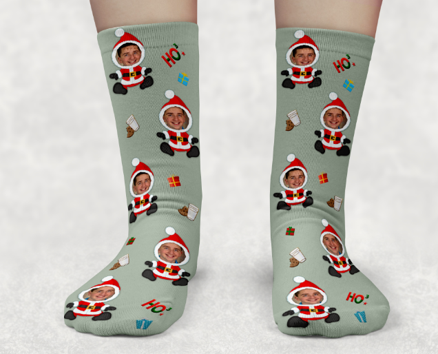 Holiday Face Socks