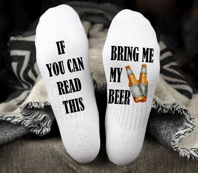 If you can read this no show socks