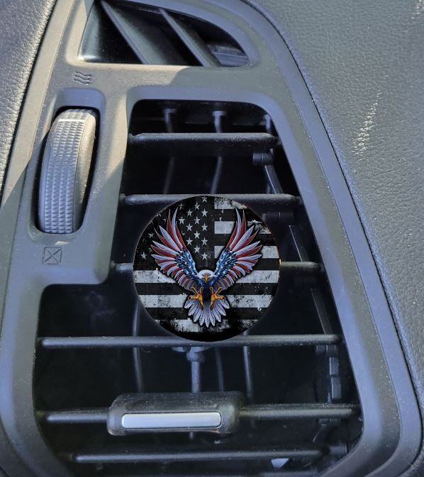 Eagle Flag Car Vent Air Freshener