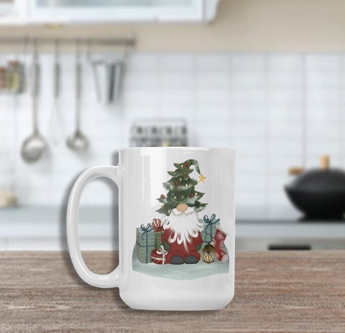 Gnome Tree Coffee Mug
