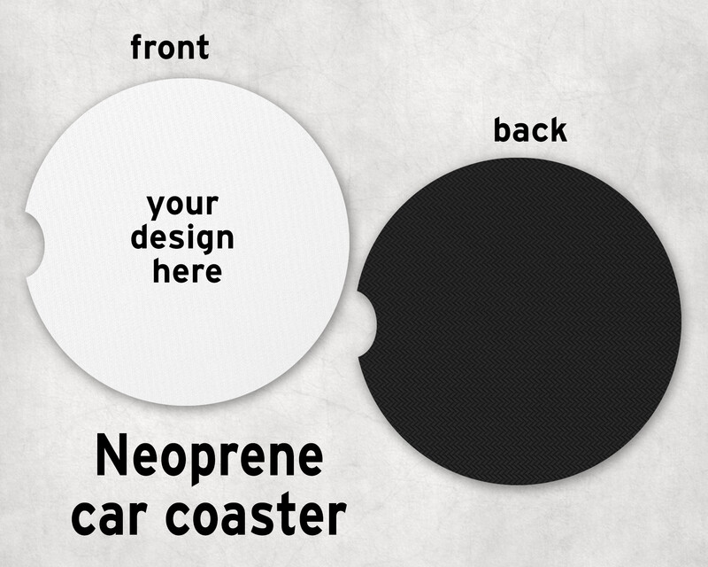 Custom Set of 2 Car Coasters