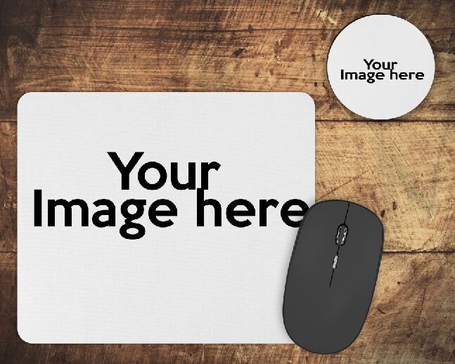 Custom Mouse Pad/ Coaster Combo Gift Set