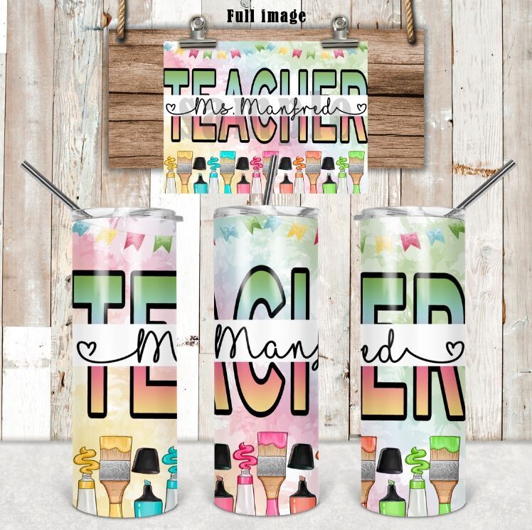 Teacher 20 oz tumbler