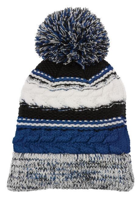 Pom Pom Hat with embroidery