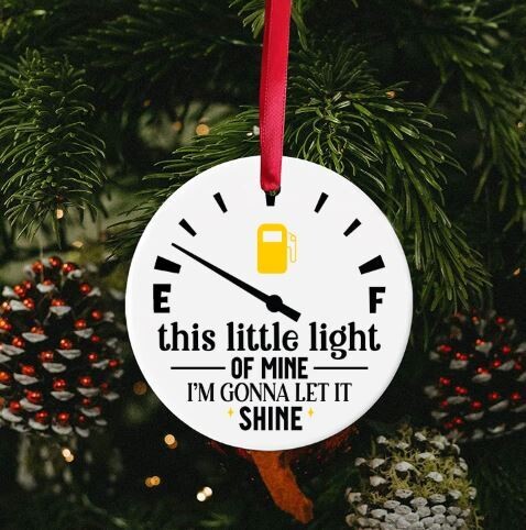 This little light of mine  Metal Ornament